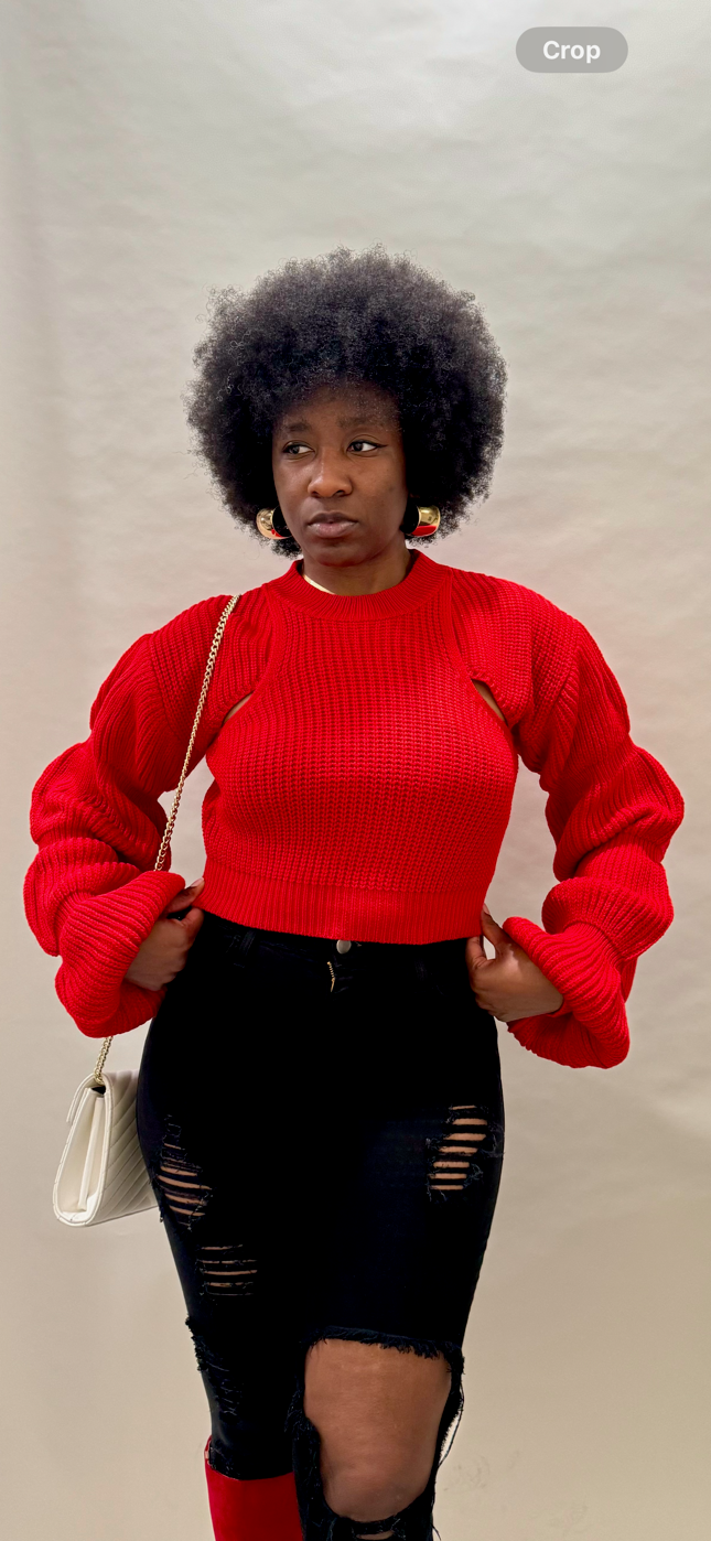 Two Layer Sweater Top