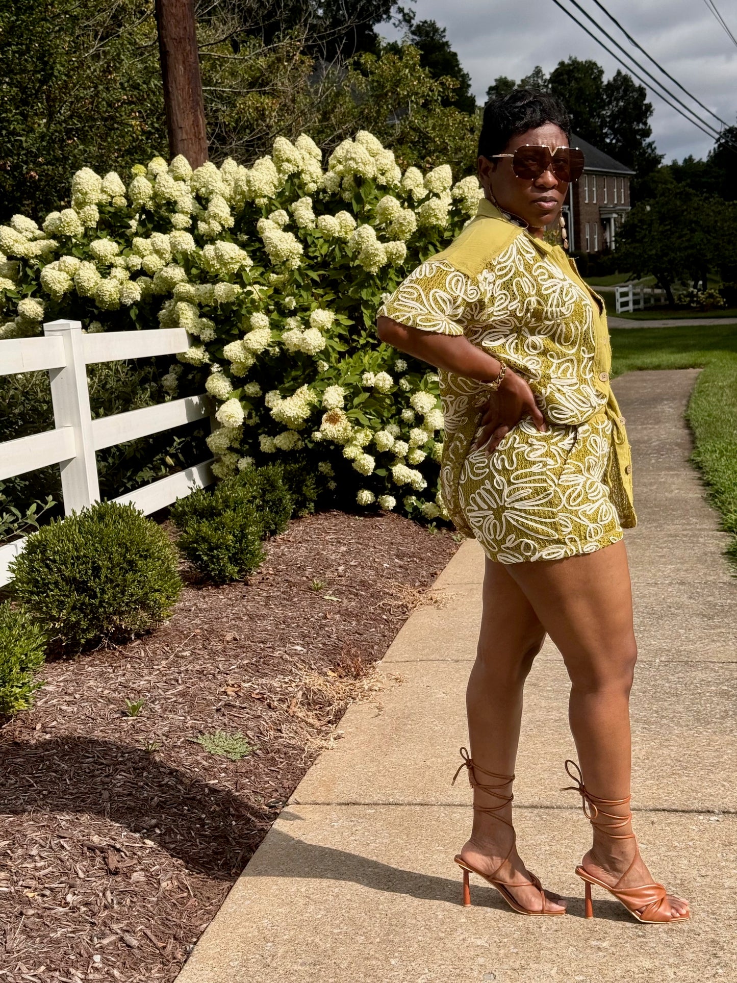 Avocado Short Set