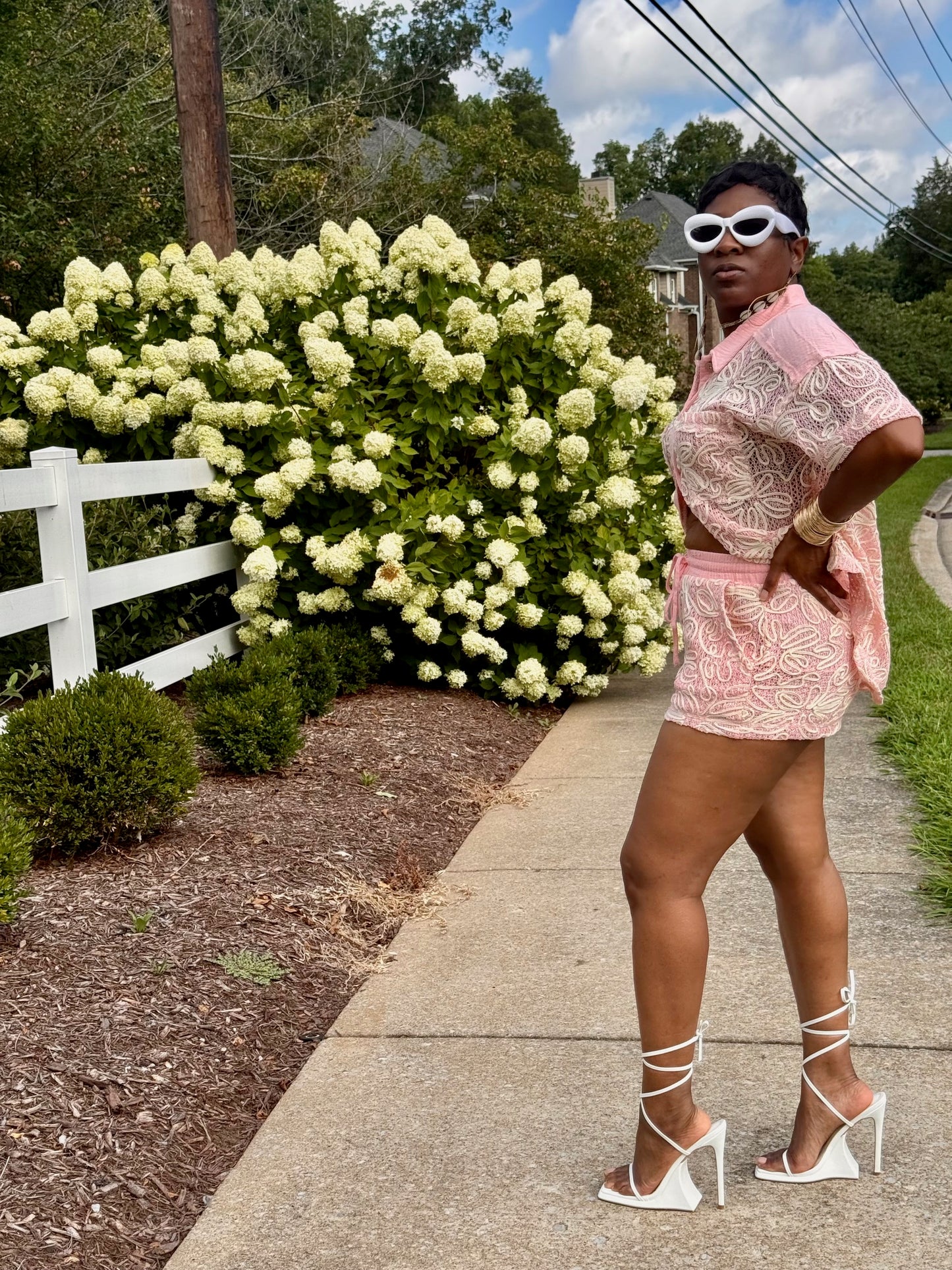 Pink Short set
