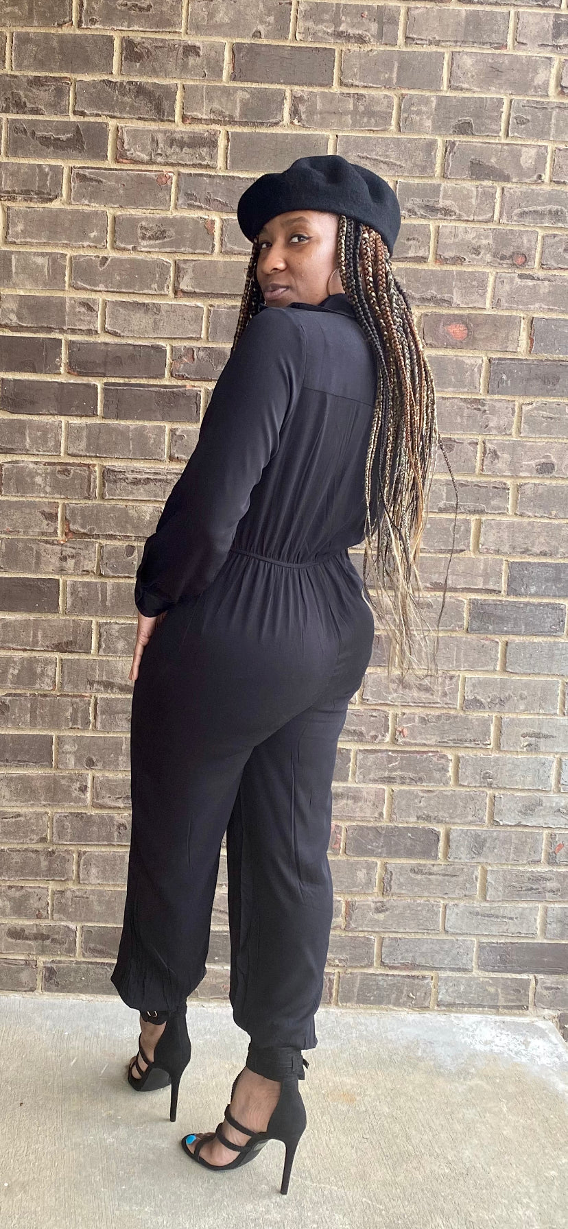 Around the Way ( Black Jumpsuit)