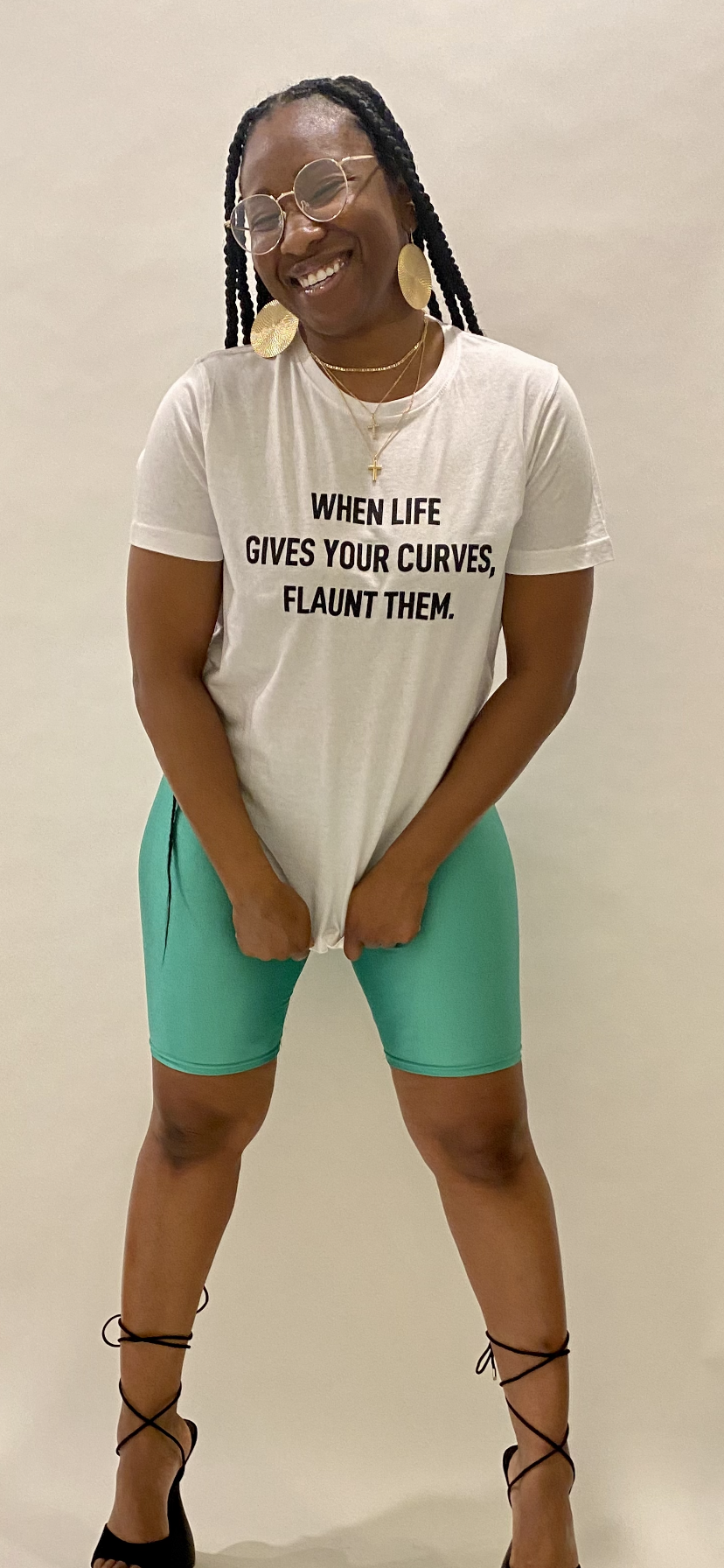 Emerald Biker Shorts