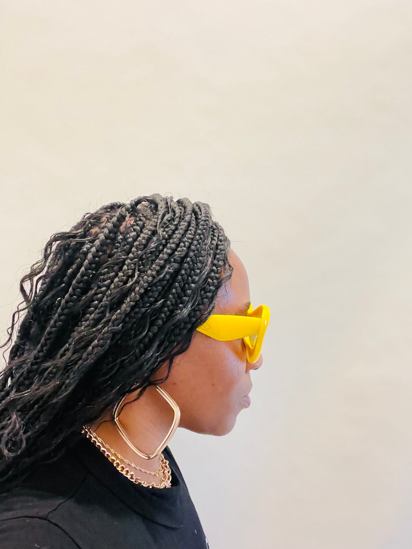 Draya Sunglasses-Yellow