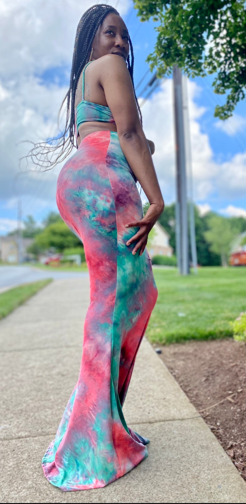 Tye-Dye Maxi Dress