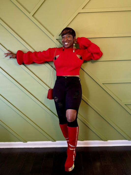 Distress Me Black Pants