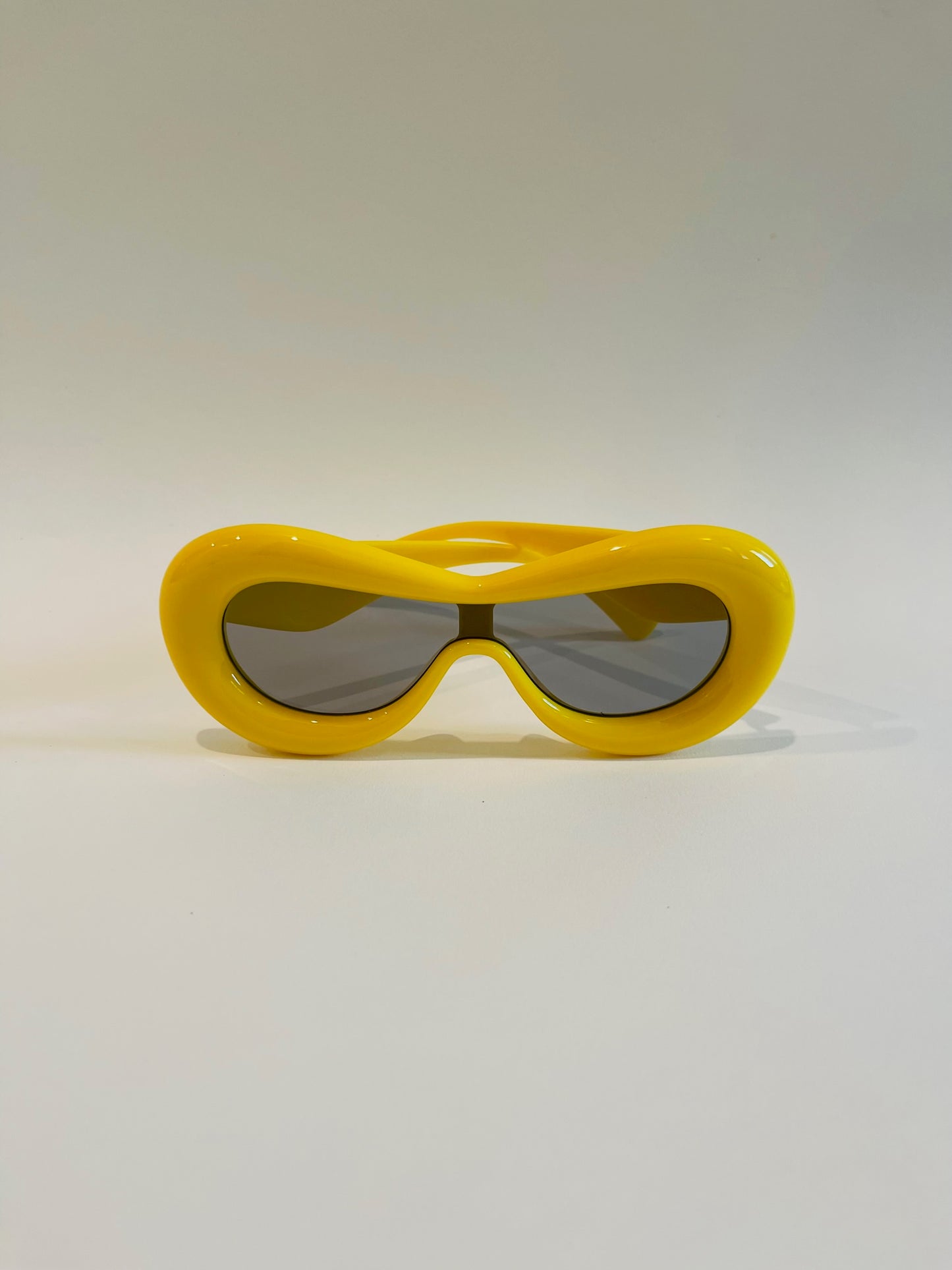 Round Retro Sunglasses- Yellow