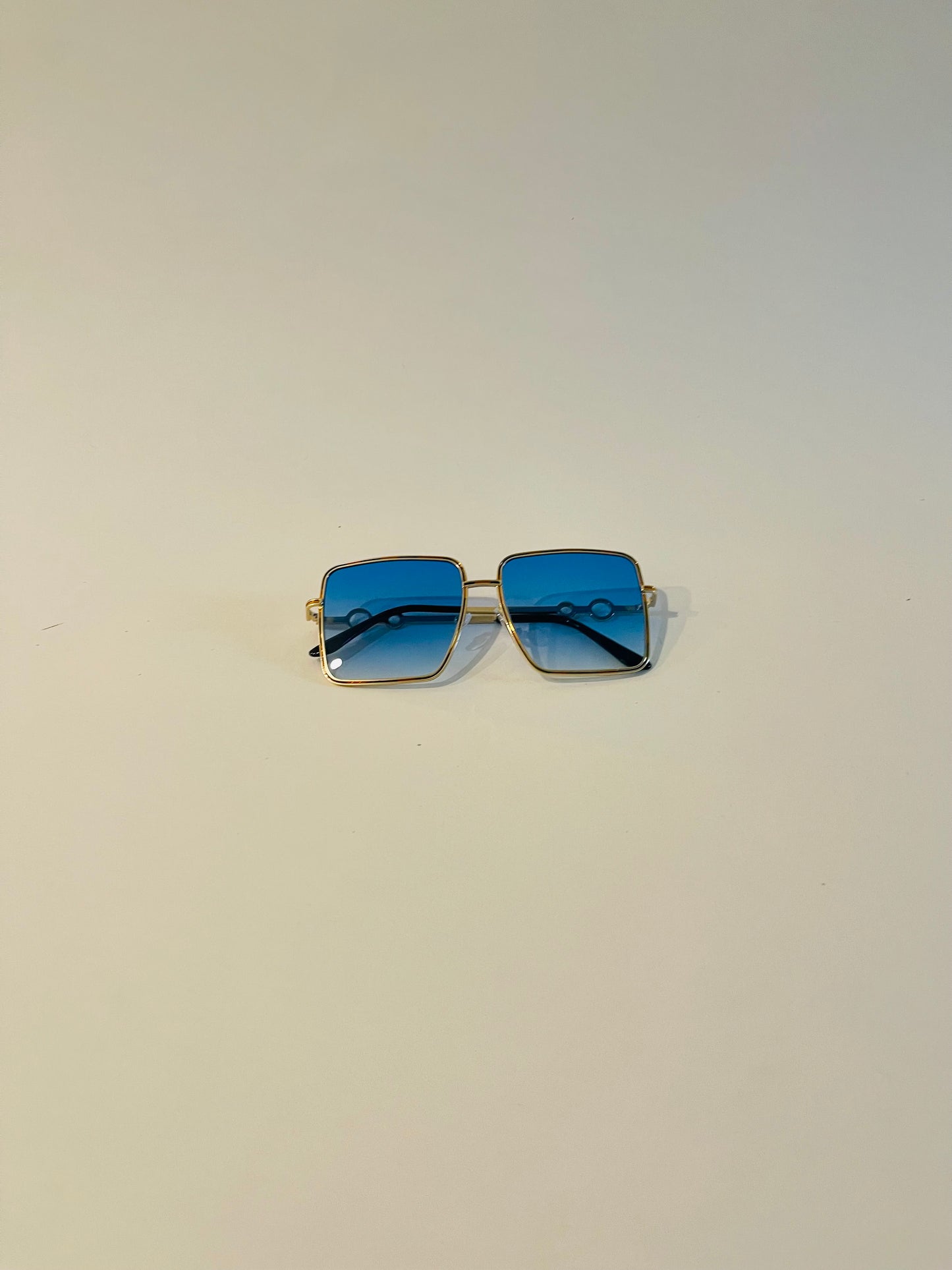 Square Frame Sunglasses-Blue